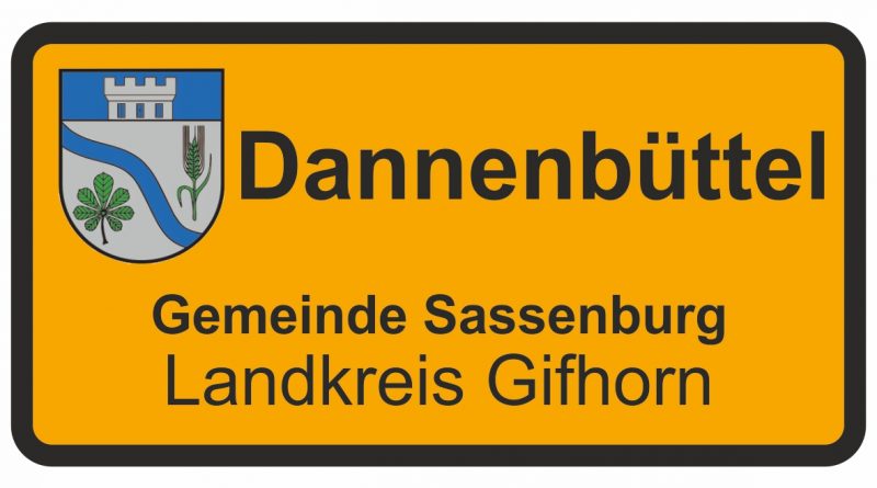 Ortsschild Dannenbüttel